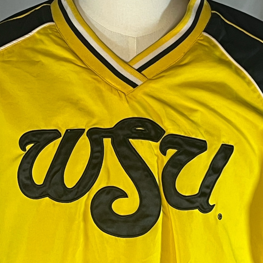 58 Sports Wichita State Shockers Vintage Windbreaker Batting Pullover Jacket - Picture 2 of 8